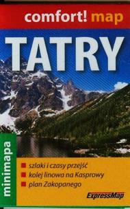 Opakowanie Tatry minimapa 1:80 000