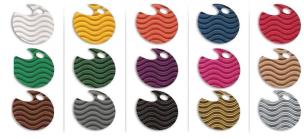 Okładka książki Tektura falista kolorowa 3D B4 (10 arkuszy) MONA