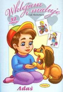 Okładka książki Wklejam i maluję - Adaś