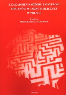 Okładka książki Z zagadnień nadzoru i kontroli organów T.3