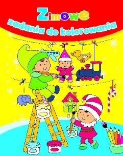 Okładka książki Zimowe zadania do kolorowania w.2013