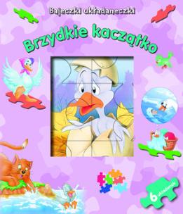 Okładka książki Brzydkie kaczątko. Bajeczki układaneczki