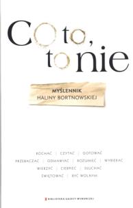 Okładka książki Co to, to nie. Myślennik Haliny Bortnowskiej