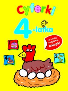 Okładka książki Cyferki 4-latka