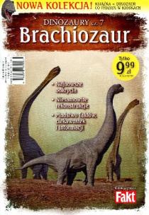 Okładka książki Dinozaury T7 Brachiozaur. Książka + figurka