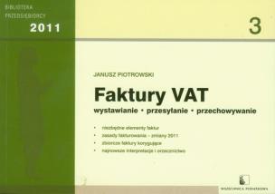 Okładka książki Faktury VAT 2011