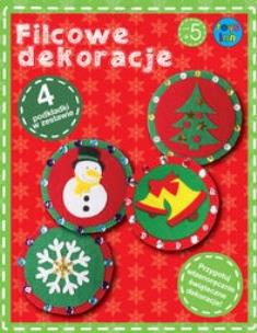 Okładka książki Filcowe dekoracje Podkładki 4 sztuki