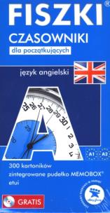 Okładka książki FISZKI język angielski Czasowniki A dla początkujących z płytą CD