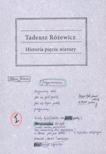 Okładka książki Historia pięciu wierszy - Tadeusz Różewicz