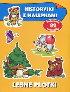 Okładka książki Historyjki z nalepkami - Leśne plotki