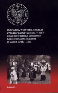 Okładka książki Instrukcje wytyczne okólniki dyrektor Departamentu
