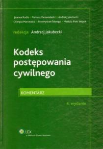 Okładka książki Kodeks postępowania cywilnego Komentarz