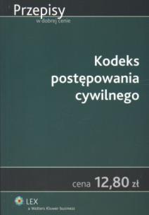 Okładka książki Kodeks postępowania cywilnego