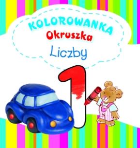 Okładka książki Kolorowanka Okruszka - Liczby