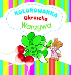 Okładka książki Kolorowanka Okruszka - Warzywa