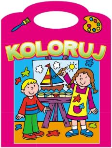Okładka książki Koloruj. Zeszyt różowy