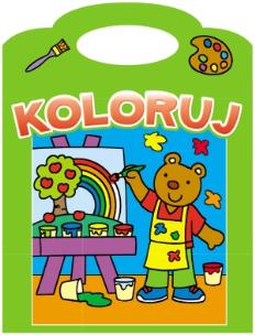 Okładka książki Koloruj. Zeszyt zielony