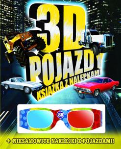 Okładka książki Książka z nalepkami - 3D pojazdy