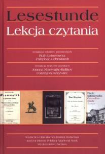 Okładka książki Lesestunde Lekcja czytania