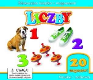 Okładka książki Liczby. Edukacyjna książka z magnesami.