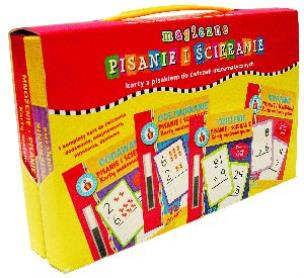 Okładka książki Magiczne pisanie i ścieranie. Karty z pisakiem...