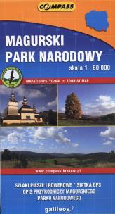 Okładka książki Magurski Park Narodowy mapa turystyczna
