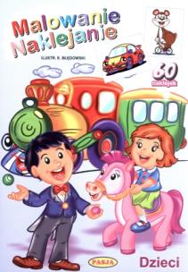 Okładka książki Malowanie naklejanie - Dzieci PASJA