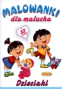 Okładka książki Malowanki dla malucha - Dzieciaki PASJA