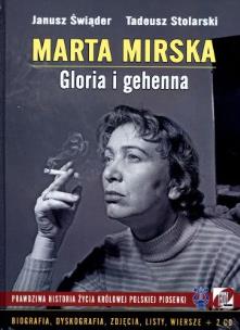 Okładka książki Marta Mirska Gloria i gehenna z płytą CD