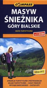 Okładka książki Masyw Śnieżnika Góry Bialskie mapa turystyczna 1:35 000