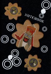 Okładka książki Notes NOTEBOOK ROBOT czarny