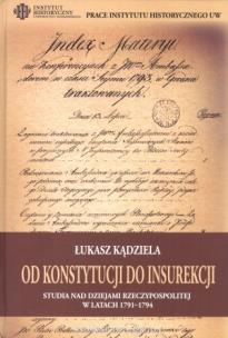 Okładka książki Od Konstytucji do Insurekcji