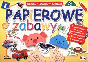 Okładka książki Papierowe zabawy 4