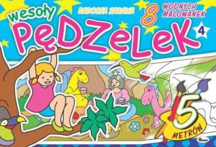 Okładka książki Pędzelek wesoły - Radosna zabawa