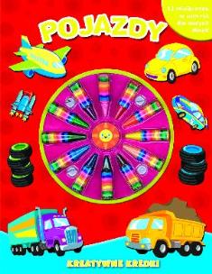 Okładka książki Pojazdy. Kreatywne kredki