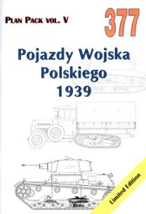 Okładka książki Pojazdy Wojska Polskiego 1939. Plan Pack vol. V 377