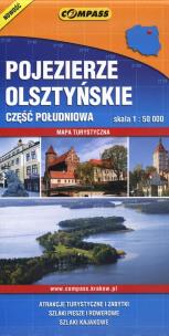 Okładka książki Pojezierze olsztyńskie część południowa skala 1:50000