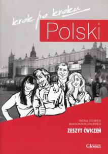 Polski krok po kroku Zeszyt ćwiczeń Poziom 1. Autor: Stempek Iwona, Grudzień Małgor. Multiszop.pl Okładka książki Polski krok po kroku Zeszyt ćwiczeń Poziom 1