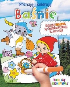 Okładka książki Poznaję i koloruję - Baśnie