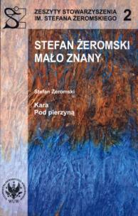 Okładka książki Stefan Żeromski mało znany