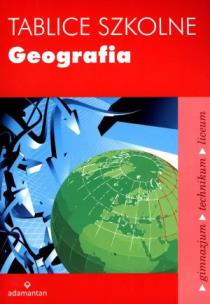 Okładka książki Tablice szkolne Geografia