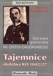 Okładka książki Tajemnice śledztwa KO 1024/27