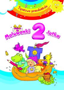 Okładka książki Tęczowe przedszkole - Malowanki 2-latka