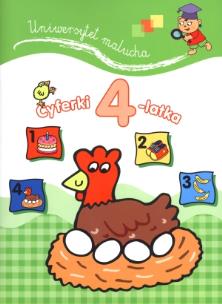 Okładka książki Uniwersytet malucha. Cyferki 4-latka