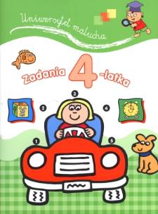 Okładka książki Uniwersytet malucha. Zadania 4-latka
