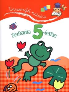 Okładka książki Uniwersytet malucha. Zadania 5-latka