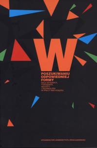 Okładka książki W poszukiwaniu odpowiedniej formy