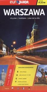 Okładka książki Warszawa Europilot plan miasta