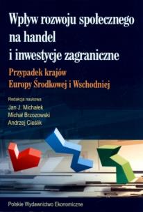 Okładka książki Wpływ rozwoju społecznego na handel i inwestycje..