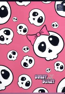 Opakowanie Zeszyt A5 w trzy kolorowe linie 16 kartek mix wzorów